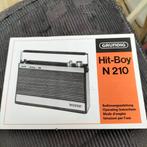 Vintage radio Grundig hitboy N 210 (1970), Ophalen of Verzenden, Gebruikt