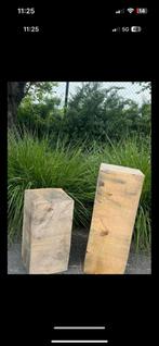 Eiken sokkels, Doe-het-zelf en Verbouw, Hout en Planken, Ophalen, Eiken, Zo goed als nieuw, Plank