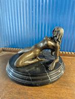 Bronzen beeld. Naakte. Erotische sculptuur, Ophalen of Verzenden