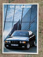 Nederlandse brochure folder BMW 5-serie E34 1988 nieuw!!, Boeken, Nieuw, Ophalen of Verzenden, BMW, BMW