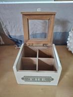 Theedoosje Riverdale Stijl, Huis en Inrichting, Ophalen, Minder dan 50 cm, Glas, Minder dan 50 cm
