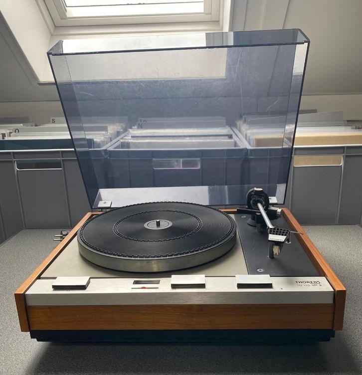 Thorens TD 125 MK2, Audio, Tv en Foto, Platenspelers, Zo goed als nieuw, Thorens, Pitch-regelaar, Ophalen