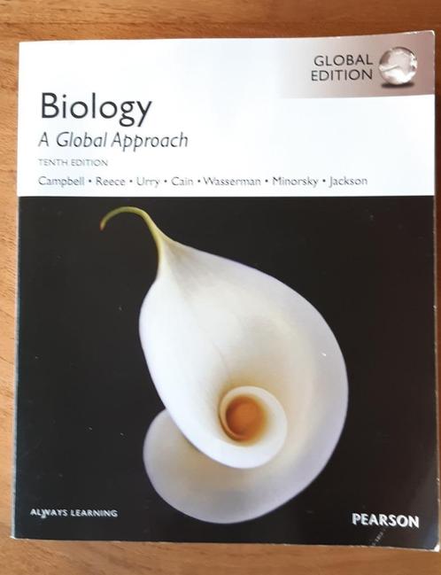 Biology a global approach, Pearson 10e editie, Boeken, Studieboeken en Cursussen, Gelezen, HBO, Ophalen of Verzenden