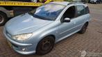 Peugeot 206 SW 2003 1.4 16v KFU Grijs EYLC onderdelen, Auto-onderdelen