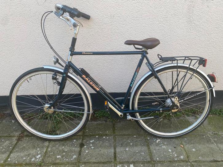 RALEIGH THAMES HERENFIETS 7 VERSNELLINGEN, Fietsen en Brommers, Fietsen | Heren | Herenfietsen, Gebruikt, Overige merken, 53 tot 57 cm