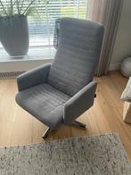 Merk montel relaxfauteuil - Grijs gemêleerd - Nieuwstaat, Huis en Inrichting, Fauteuils, Ophalen, Nieuw, 75 tot 100 cm, Stof