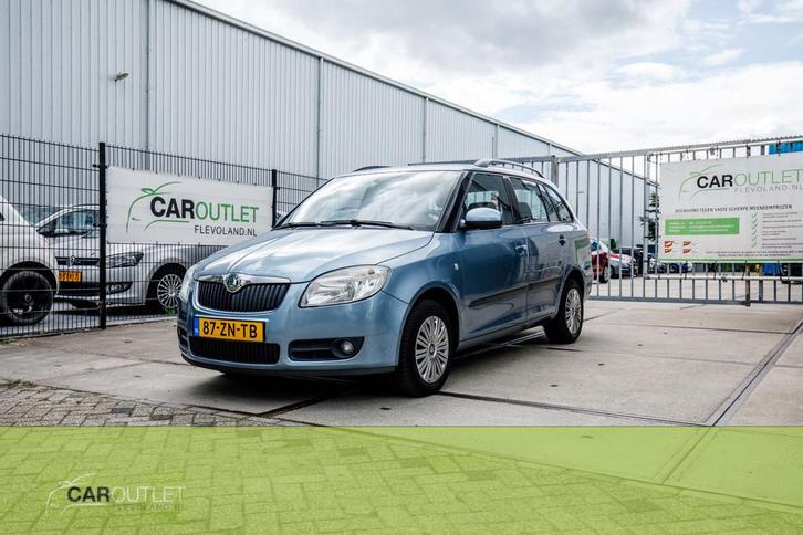 Skoda Fabia Combi 1.2-12V Ambiente Fabia met IJSkoude Airco, Auto's, Skoda, Bedrijf, Te koop, Fabia, ABS, Airbags, Airconditioning
