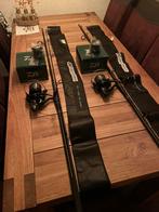 Set karper hengels met molens / jrc en Daiwa, Watersport en Boten, Ophalen of Verzenden, Zo goed als nieuw