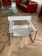 Originele Wassily Fauteuil stoel design wit leer, Huis en Inrichting, Fauteuils, Ophalen, Gebruikt, Leer