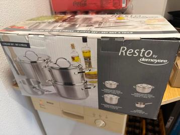 Resto by Demeyere 4-delige Pannenset - Nieuw beschikbaar voor biedingen