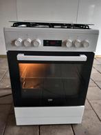 Gasfornuis Beko, Witgoed en Apparatuur, Ophalen, Hete lucht, 4 kookzones, Zo goed als nieuw