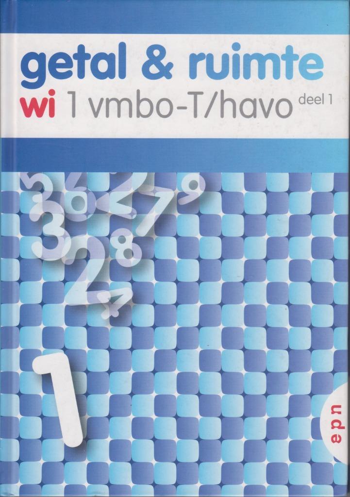 GETAL EN RUIMTE 1e druk Wiskunde VMBO-T/HAVO deel 1 (zgan), Boeken, Schoolboeken, Zo goed als nieuw, Wiskunde A, Verzenden
