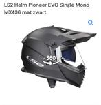 Helm LS2 Evo zwart, maat M (57-58) met condens lens, Ophalen of Verzenden, Zo goed als nieuw, Medium, LS2