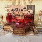 Val Saint Lambert kristallen toilet set, Antiek en Kunst, Ophalen of Verzenden