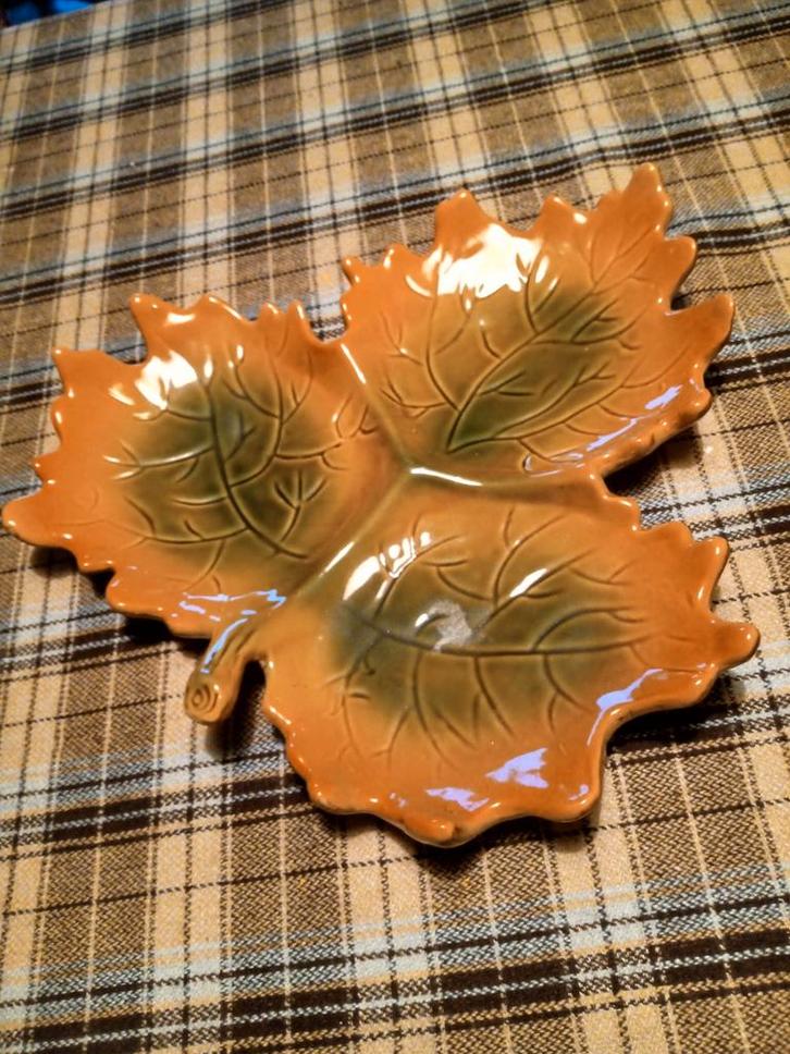 Vintage Keramieken Herfstschaal '80, Antiek en Kunst, Curiosa en Brocante, Ophalen of Verzenden