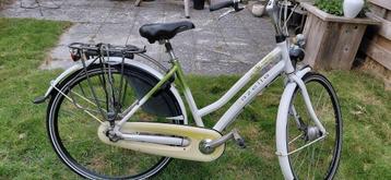 Gazelle college Xanta wit groen 28 inch framemaat 49 beschikbaar voor biedingen