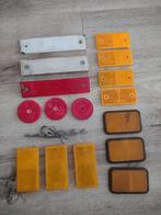 Partij reflectoren, reflectors rood, oranje, wit. Lampjes., Caravans en Kamperen, Onb, Ophalen of Verzenden, Onb, Onb