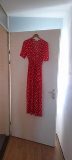 Lange jurk zomerstof mt m, Kleding | Dames, Gelegenheidskleding, Ophalen of Verzenden, Zo goed als nieuw, Rood, Galajurk