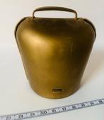 Koperen bel spaarpot met edelweiss afbeelding, Ophalen of Verzenden, Gebruikt, Metaal of Blik, Overige thema's