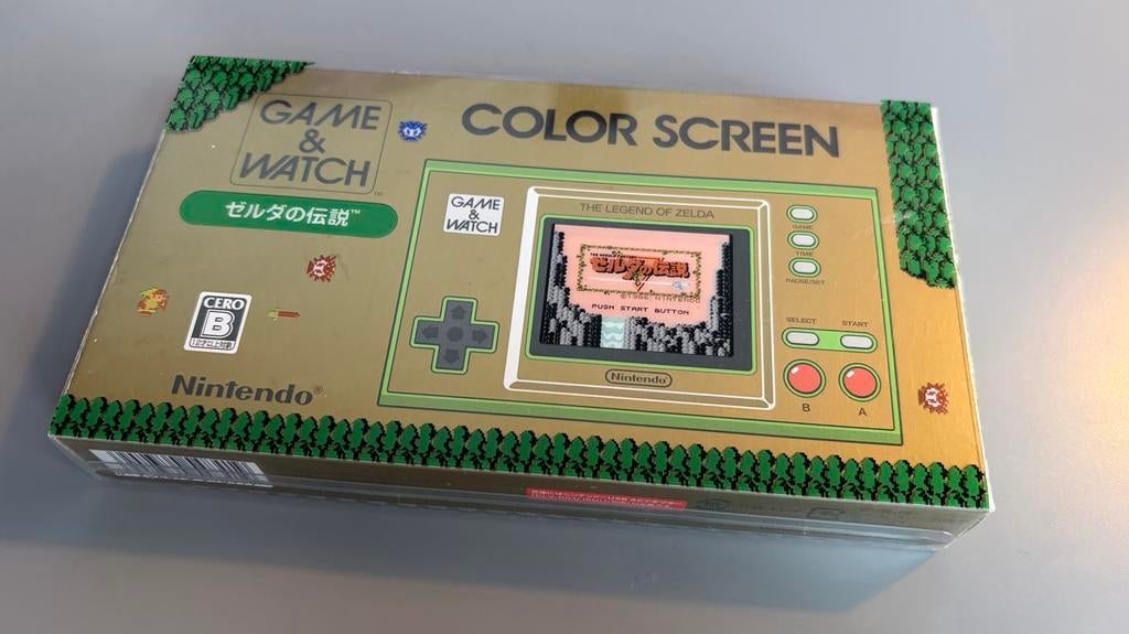 Legend of Zelda Game & Watch - Unieke Japanse Verpakking!, Ophalen of Verzenden, Zo goed als nieuw, Overige modellen, Overige typen