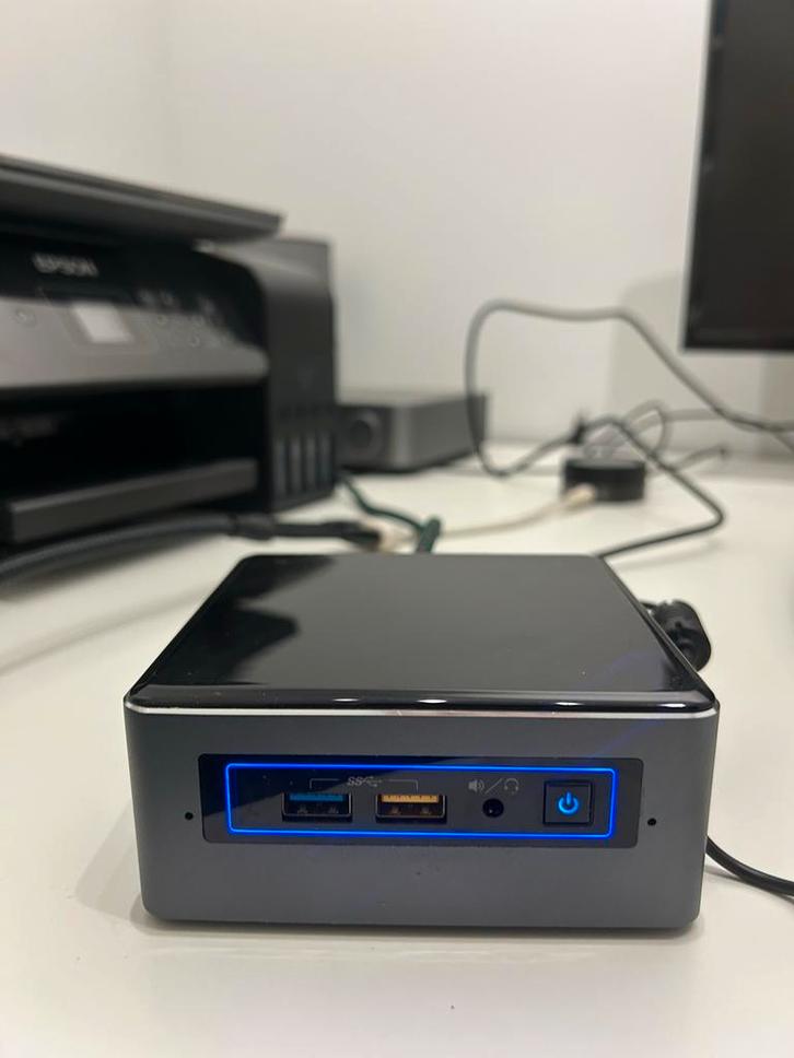 Intel NUC 7i3BNH met ROON Software ( streaming device ), Computers en Software, Desktop Pc's, Gebruikt, 2 tot 3 Ghz, SSD, 8 GB