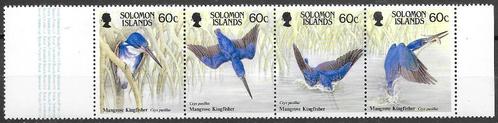 Salomonseilanden: Serie uit 1987 Mi.655-658  ijsvogel, Postzegels en Munten, Postzegels | Oceanië, Postfris, Ophalen of Verzenden