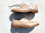 Loafers met brede "ruit-vlechtstructuur", maat 38, Schoenen met lage hakken, Verzenden, Beige, Zo goed als nieuw