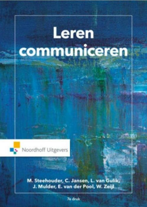 studieboek: leren Communiceren, Boeken, Studieboeken en Cursussen, Zo goed als nieuw, HBO, Alpha, Ophalen of Verzenden