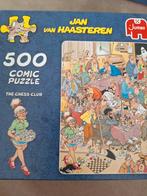 Jan van Haasteren 500 Schaakclub, Hobby en Vrije tijd, Denksport en Puzzels, Ophalen of Verzenden, 500 t/m 1500 stukjes, Zo goed als nieuw