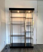 Belgo Chrom jaren 70, vitrinekast, 100 tot 150 cm, 200 cm of meer, Ophalen of Verzenden, Zo goed als nieuw