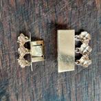 14 Krt Gouden Slot Granaten Collier .4.2 gram- Nieuw, Verzenden