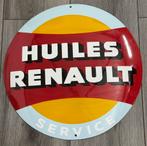 Emaille bord renault groot formaat 50 cm, Verzamelen, Merken en Reclamevoorwerpen, Ophalen of Verzenden, Gebruikt, Reclamebord
