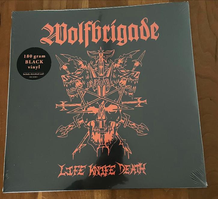 Wolfbrigade- life knife death LP, Cd's en Dvd's, Vinyl | Hardrock en Metal, Nieuw in verpakking, Ophalen of Verzenden