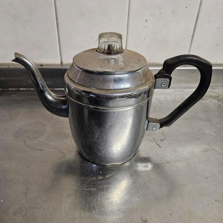 Vintage Percolator Koffiepot Compleet, Huis en Inrichting, Keuken | Keukenbenodigdheden, Gebruikt, Ophalen of Verzenden