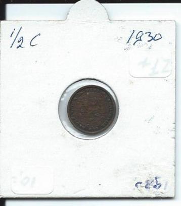 Halve Cent 1930