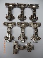 7x Hettich Potscharnier - meubelscharnier voorliggend, Doe-het-zelf en Verbouw, Hang- en Sluitwerk, Ophalen of Verzenden, Zo goed als nieuw