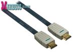 High Speed platte HDMI kabel 4K met Ethernet, 20 m Blauw