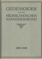Gedenkboek van den Nederlandschen Aannemersbond 1895-1920, Boeken, Ophalen of Verzenden, Gelezen, Meerdere auteurs