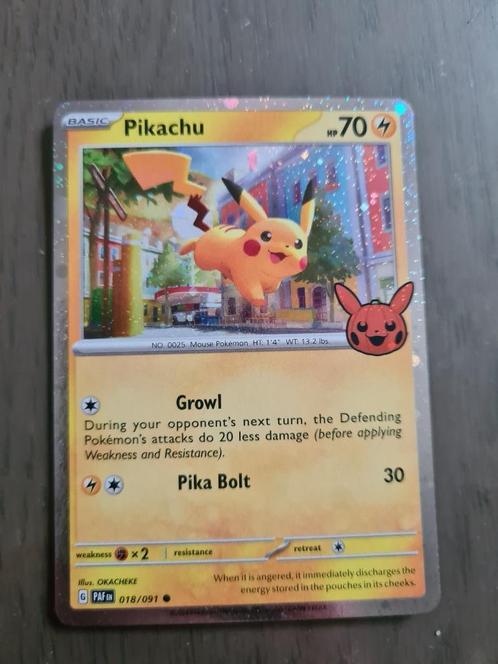 Pikachu 018 Trick or Trade Pokemonkaart, Hobby en Vrije tijd, Verzamelkaartspellen | Pokémon, Nieuw, Losse kaart, Foil, Ophalen of Verzenden