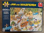 Jan van Haasteren puzzel 1500stukjes wild water raften, Ophalen, 500 t/m 1500 stukjes, Zo goed als nieuw