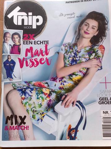 Knipmode juli nr. 7 / 2016 , patronen in maat 34 t/m 54  beschikbaar voor biedingen