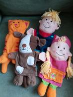 Handpoppen Set van Lief! - Kat, Hond, Jongen, Meisje, Ophalen of Verzenden, Zo goed als nieuw, Overige typen