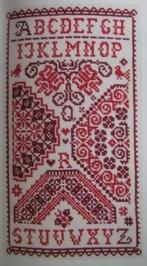 Borduurpatroon  Merklap   nr 9243, Verzenden, Nieuw, Handborduren, Patroon