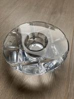 Orrefors Zweden Kristallen Kandelaar, Huis en Inrichting, Overige materialen, Wit, Ophalen of Verzenden, Zo goed als nieuw