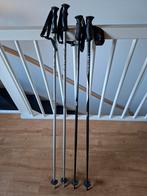 Kleur zwart/Zilver 1 set 125 cm, Sport en Fitness, Skiën en Langlaufen, Ophalen of Verzenden, 100 tot 140 cm, Stokken, Overige merken