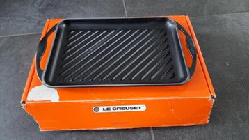 Le Creuset Grillplaat Gietijzer 67647 32cm nieuw in doos beschikbaar voor biedingen