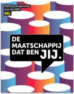 De Maatschappij Dat Ben Jij - Burgerschap MBO, Ophalen of Verzenden, Nieuw, Overige niveaus, Maatschappijleer