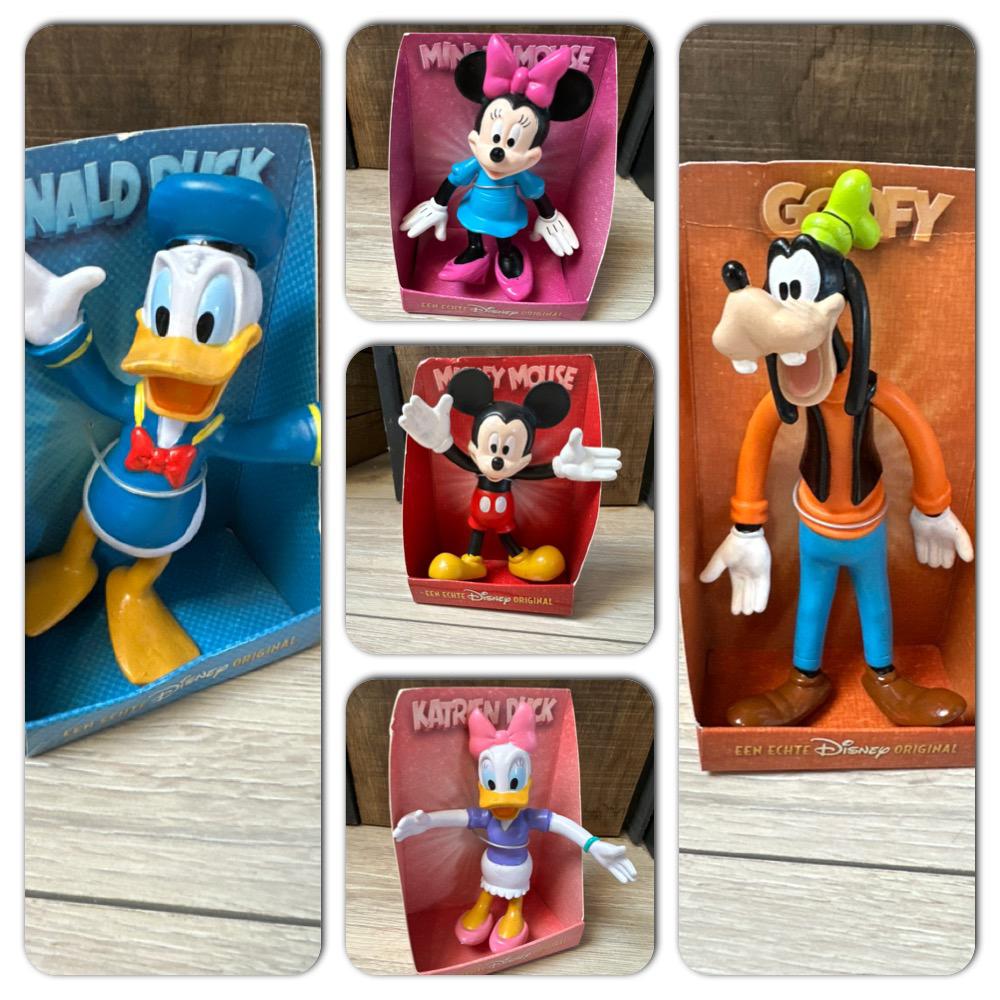 Flexibele poppetjes Disney beeldjes nieuw in verpakking, Ophalen of Verzenden, Mickey Mouse, Nieuw, Beeldje of Figuurtje