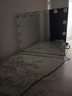 Gloednieuwe Hollywood Spiegel met Verlichting, Huis en Inrichting, Woonaccessoires | Spiegels, Ophalen, Zo goed als nieuw, Rechthoekig
