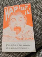 Oude reclamekaart Hap! Zeit ie! Michel de Cock, Verzamelen, Merken en Reclamevoorwerpen, Ophalen of Verzenden